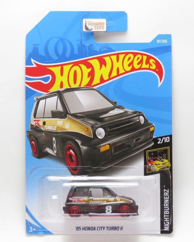 85 Honda City Turbo II 81 - 1/64 - Hot Wheels 2019 - Carrinho de